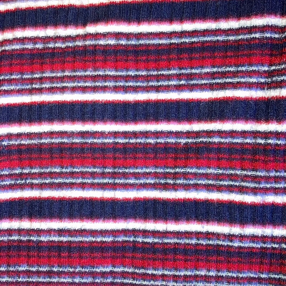 LC red and navy blue striped top - Picture 3 of 4